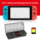 10 in 1 Card Holder Game Card Protective Storage Case Cover for Nintendo Swit