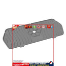 Kitchen Silicone Faucet Absorbent Mat Sink Water Splash Odor Guard (Grey) Newly