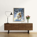 Horse Running in the Snow Diamond Painting Kits Full Round Drill Home Wall Decor
