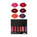 6pcs/set Waterproof Moisturing Matte Lipstick Long Lasting Lip Balm Kit (01