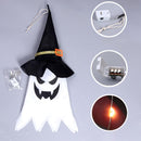 Halloween LED Flashing Light Glowing Wizard Ghost Hat Lamp (Warm White)