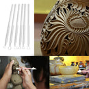 6pcs Aluminum Scraper Clay Sculpting Tools Set Carving Pottery Ceramics Tools