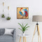 Colorful Rooster Canvas Painted Oil Paint By Numbers Modern Bedroom Wall Arts