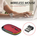 Ultra-Thin 4 Keys 2.4G Wireless Optical Mouse 3 Gears 1600DPI Laptop PC Mice