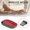 Ultra-Thin 4 Keys 2.4G Wireless Optical Mouse 3 Gears 1600DPI Laptop PC Mice