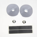Cycling Cork Handlebar Tape Black + 2 Bar Plug Carbon fiber white Newly