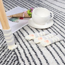 4pcs/set Cat Chair Feet Sock Thicken Anti-Brief Table Leg Knitted Cover (A)