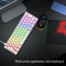 T60 Mechanical Gaming Keyboard Blue Switch 62 Key Keyboard for PC (White)