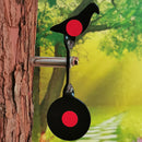 Metal Bird-Shaped Slingshot Training Target Plates Portable Alloy Shooting Train