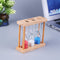 1/3/5 Minutes Wood Frame Hourglass Sandglass Sand Clock Timer Random Color