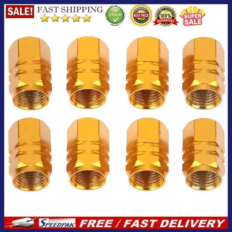 8pcs Car Motorcycle Truck Bike Tire Valve Stem Caps Aluminum Alloy Dust Cover