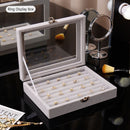 Soft Ring Tray Velvet Ring Box Storage Box Display Case Jewelry Organizer