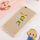 8pcs DIY Diamond Painting Stickers Animals Kids Cross Stitch Needlework Decals