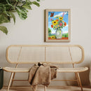 5D Diamond Painting Kit Vase Flower Full Round Drill Rhinestone DIY Wall Cr