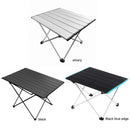 Outdoor Camping Table Mini Portable Foldable Hiking Picnic Desk (Black)