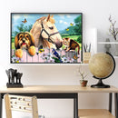 Diamond Painting 5D DIY Stud Farm Full Round Drill Rhinestone Picture Kit