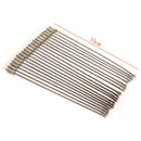 40pcs Stainless Steel Wire Keychain Cable Key Ring for Outdoor Hiking