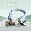 #A Portable Cooler Mute Cooling Fan Bladeless USB Hanging Neck Fans for Outdoor