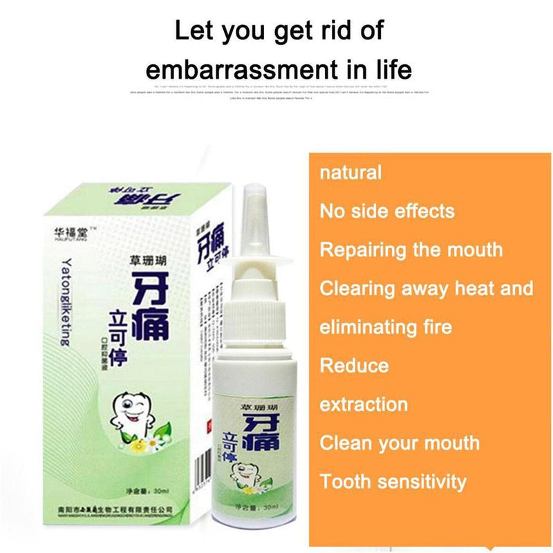 Instant Teeth Treatment Relief Toothache Spray Effective Dental Pain Care#