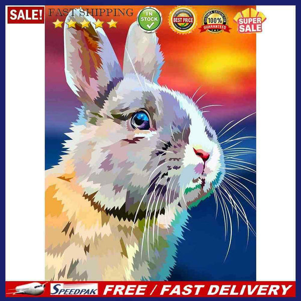 Oil Paint By Numbers Animal Color Drawing Frameless Hand Painted Picture Decor