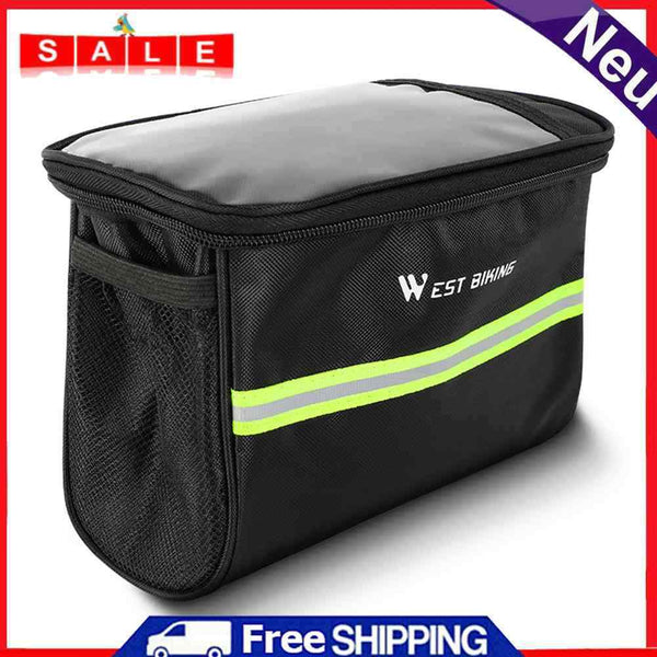 WEST BIKING Waterproof Bicycle Handleable Bags Bike Front Bags Cycling Equipment