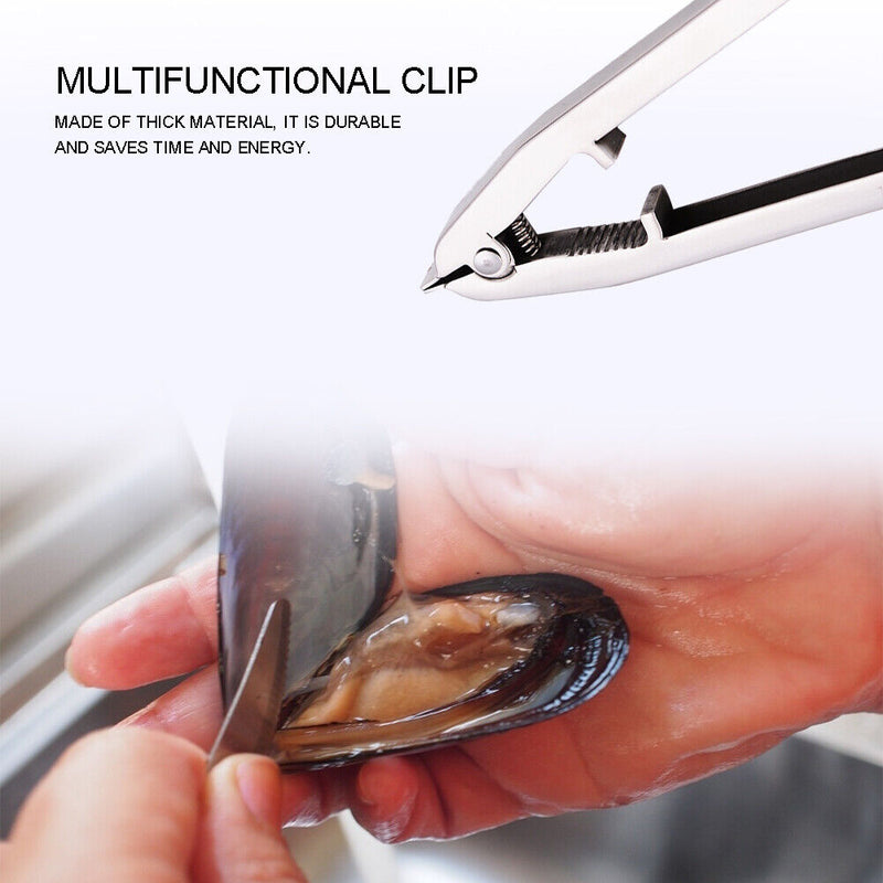 Multi-function Clam Opener Seafood Clip Clam Opening Device Kitchen Tools