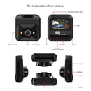 Dual lens 1080P HD Video Recording Dash Cam Recorder Auto Accessories Car DVR
