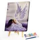 Angel Girl Oil Paint By Numbers DIY Handpainted on Canvas Wall Art (B1187)