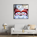 Diamond DIY Snowman Full Round Drill Rhinestone Kit