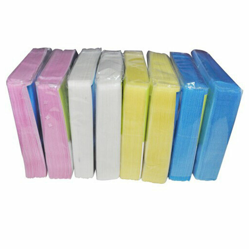 100pcs CD DVD Double Sided Cover Storage Case Plastic Sleeve R5Y7 Bag tecto A3O1