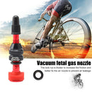 MUQZI Alloy Tubeless Road Bicycle Presta Valve Stem with Cap (40mm Red) Newly