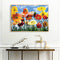 50x40cm Oil Paint By Numbers Beautiful Flower Frameless Picture Kits Home Decor