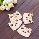 4pcs Maple Wood Violin Bridges for 4/4-3/4 Violin Musical Instrument Parts