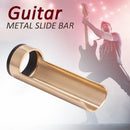 Guitar Slide Bar Metal Semi-open Finger Sleeve Slides Ukulele String Instru