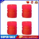 4pcs Luminous Tire Cap Tire Rim Stem Cap Rim Stem Covers for Motorcycles (R