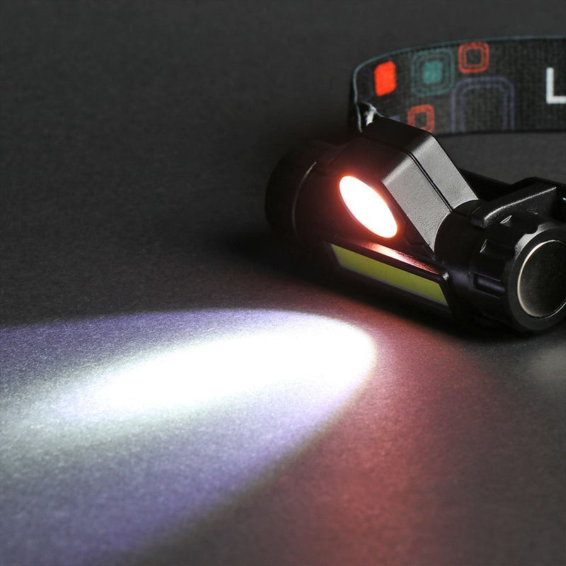 Dimming Led Usb Rechargeable Headlamp Working Light Head Lamp Headlight
