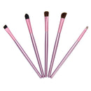 5pcs Eye Shadow Makeup Brush Set Eyes Make Up Eyebrow Cosmetic Brush?Pink? Newly
