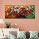 Wild Flowers Oil Paint By Numbers Kits Canvas Picture Wall Art DIY Craft