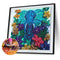 Partial Drill 5D DIY Special Shaped Diamond Painting Flowers Elephant Kit