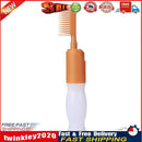 Hair Dye Bottle Comb Reusable Hair Coloring Applicator for Salon (Yellow) Newly
