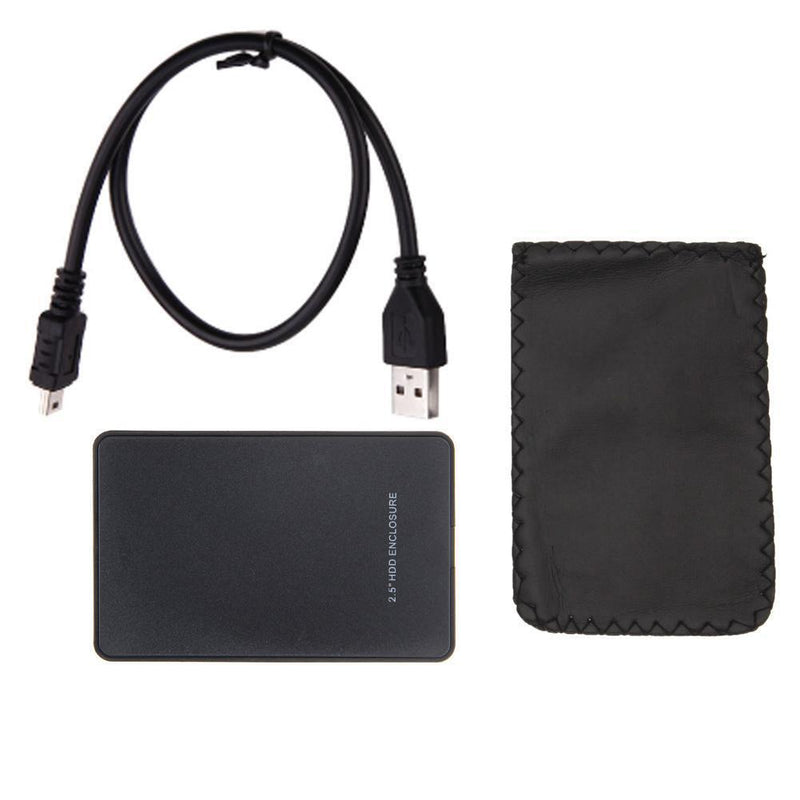2.5in USB 2.0 SATA Hd Box HDD Hard Drive External Enclosure Case