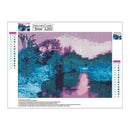 Vanpower 5D Diamond 5D Diamond Embroidered Paintings DIY Snowy Forest Lake Full HSS-K
