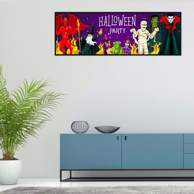 5D DIY Diamond Painting Kits Full Round Drill Halloween Mosaic Picture (Y642)