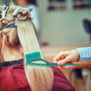 Barber Hair Dyeing Comb with Brush Plastic Hair Coloring Applicator (Cyan) Newly