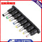 8 in 1 Set 8pcs Universal AC DC AC Adapter 2-Pin Male Charger Tips for