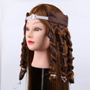 Heatless Spiral Curlers Sleeping Headband Hair Curler Hair Styling (Brown) Newly