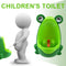 #A Baby Frog Toilet Cartoon Wall-Mounted Kids Boys Training Toilet for Household