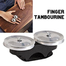 Finger Jingle Tambourine Percussion Tambourines Half Moon Handheld Y2 T0K1