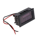 12V-60V Car Marine Motorcycle LED Digital Voltmeter Meter Voltage E6 Gauge B3N4
