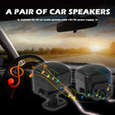 500W Car Tweeters Mini Square High Frequency Car Audio Speakers TP-004A 2 Pack
